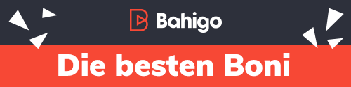 Hinweis auf attraktive Angebote mit Bahigo Bonus
